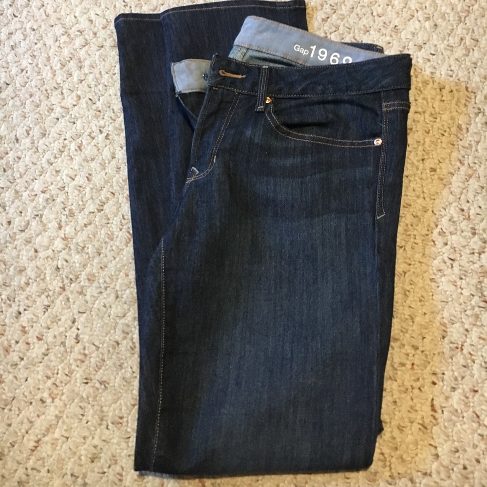 Gap Real Straight Ankle Jeans