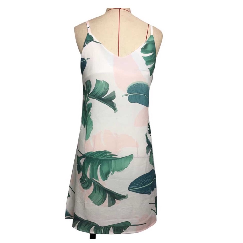 Summer Palm Tree Dress