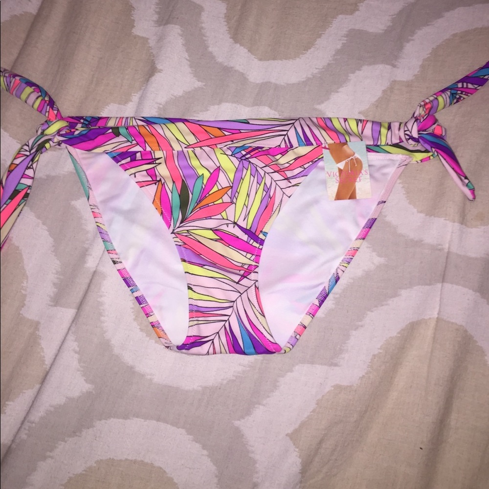 NWT Victoria's Secret Side Tie Bikini Bottoms