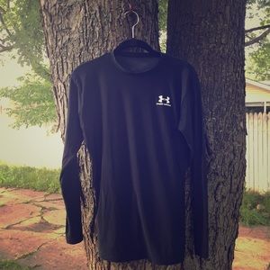 Black Under Armour Long Sleeve Top