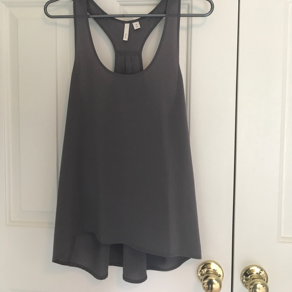 Grey racer-back Blouse from Nordstrom size Medium
