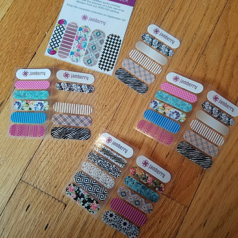Jamberry Lot of Sample Packs