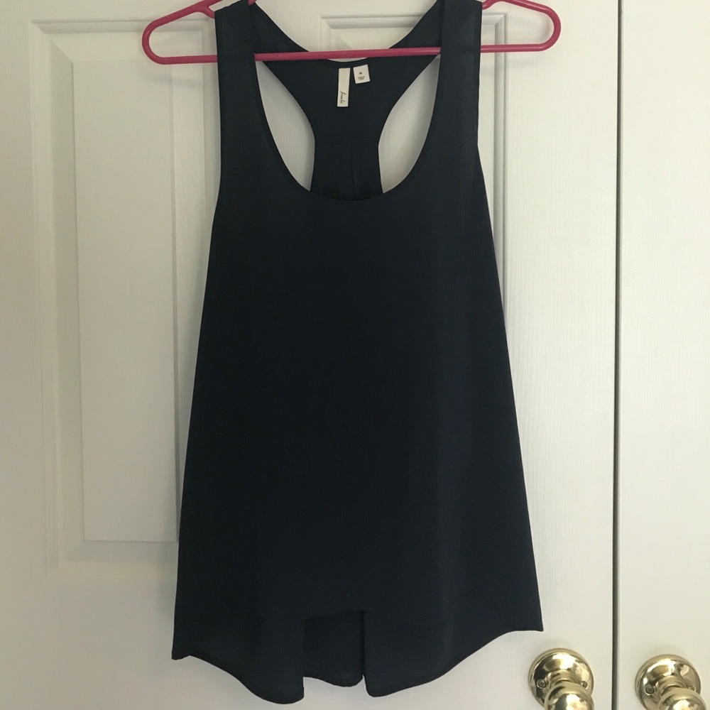 Navy blue racer-back Blouse from Nordstrom, Medium