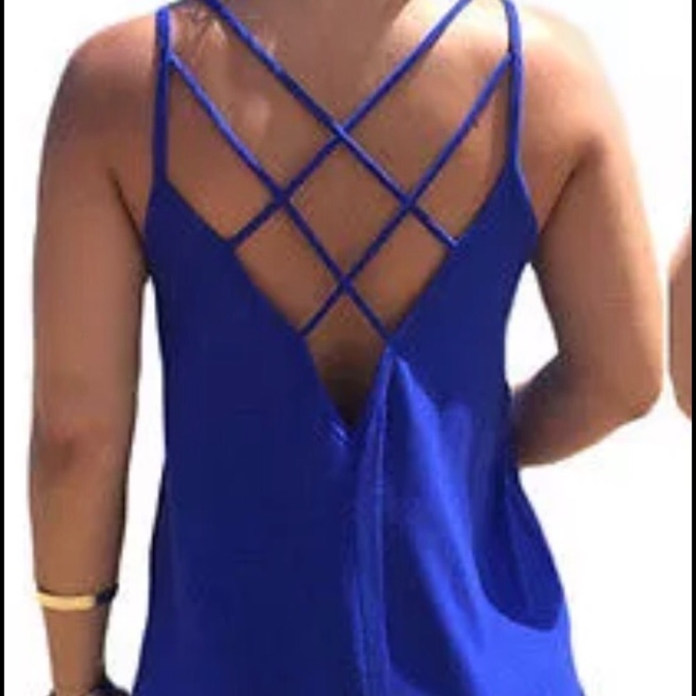 Blue fashion Cami top, new