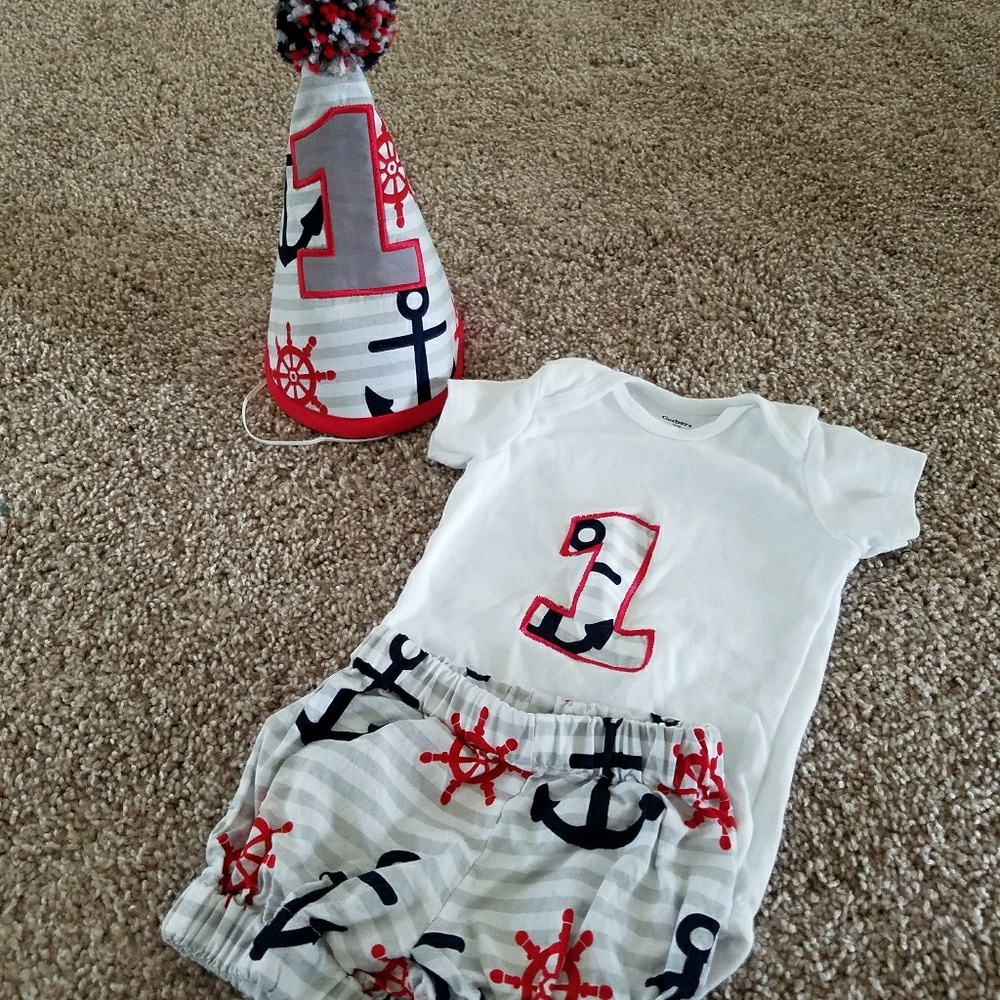 Nautical 1st Birthday Outfit