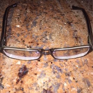 Used eyeglasses Grey w/ prescription lens