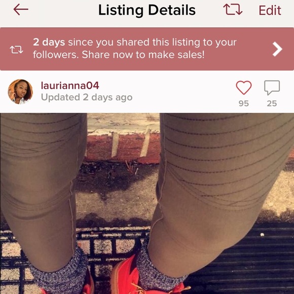 Olive green Pants - Picture 2 of 2