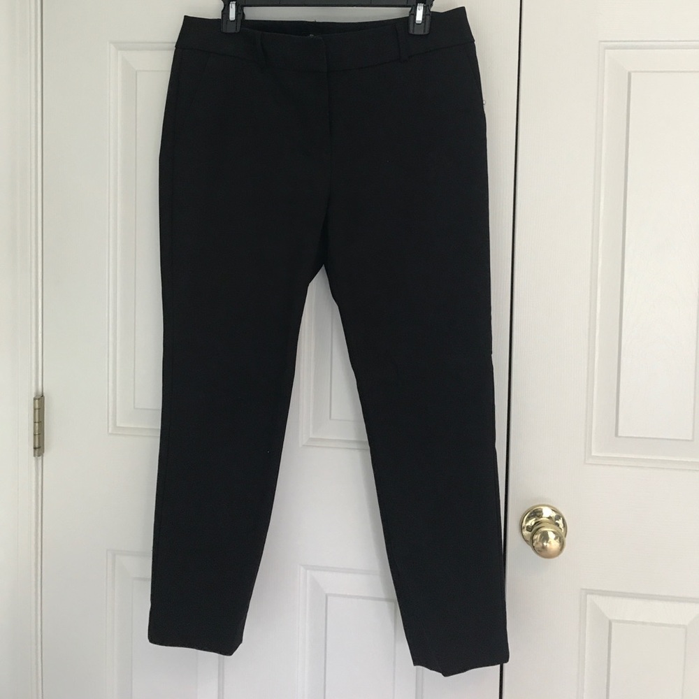 10P Julie Skinny black trousers/pants from LOFT