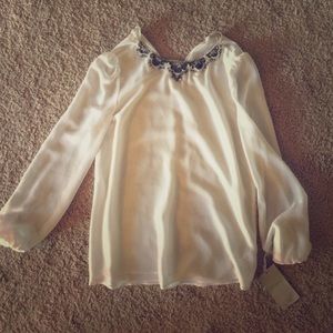 zara embellished top 💎