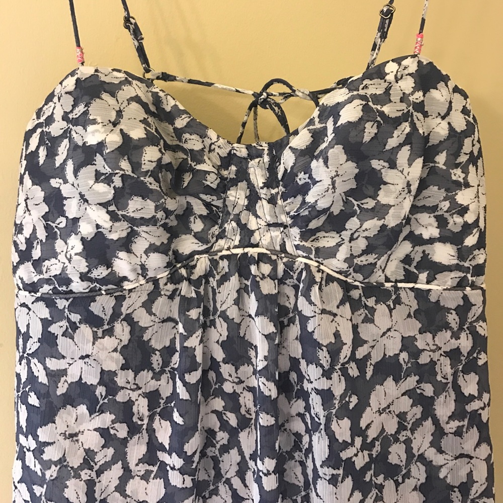 American eagle flowy bustier top