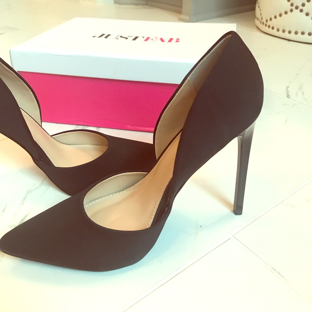 Black stilettos
