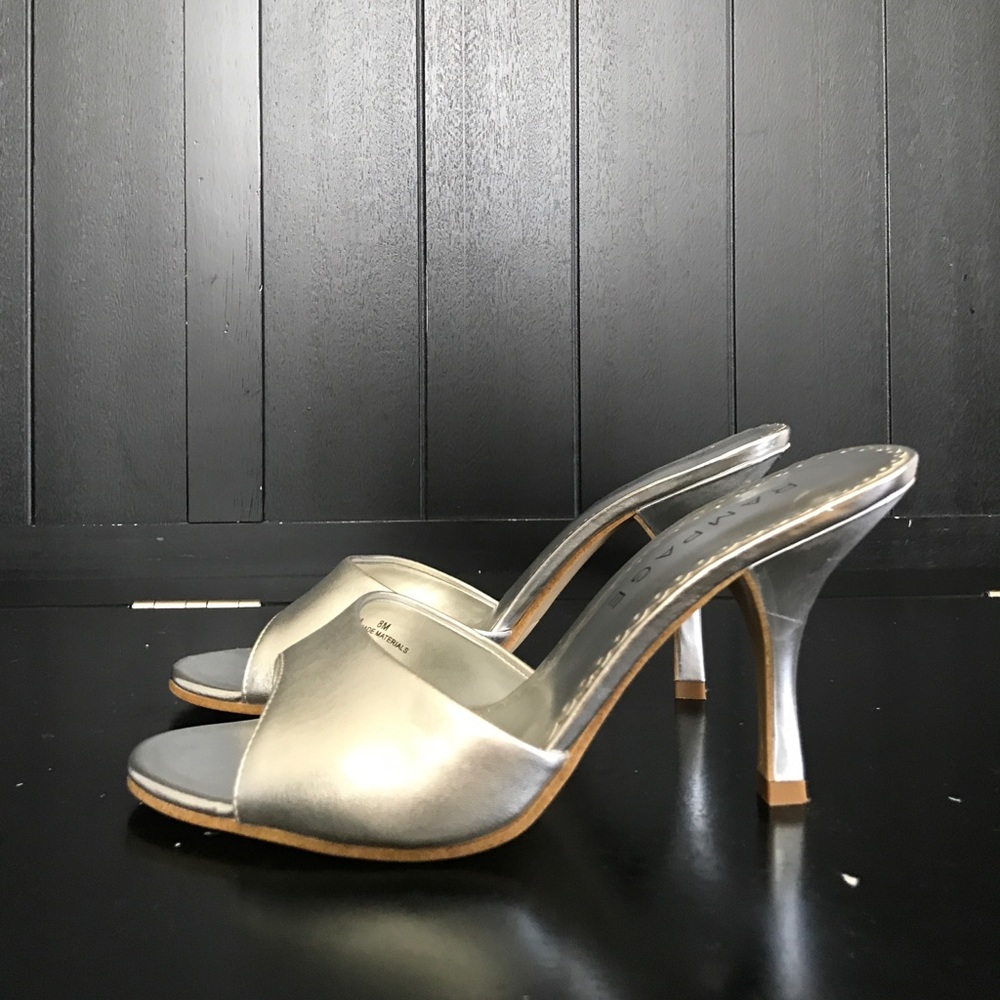 Rampage Silver Slip-on Heel