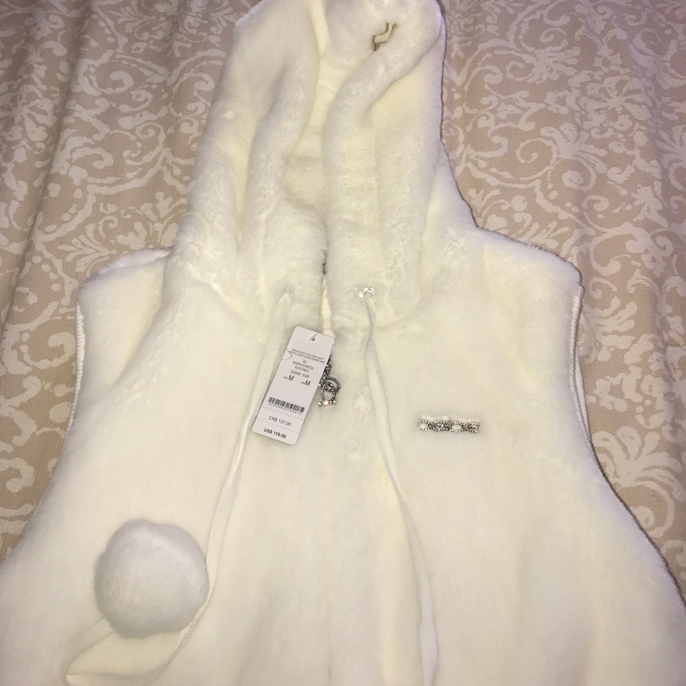 Bebe faux fur jacket