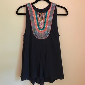 Anthropologie Ranna Gill Sleeveless Blouse