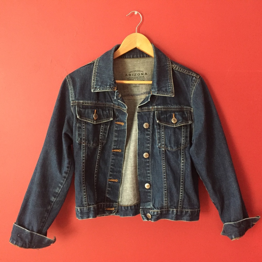Arizona Jean Company cropped jean jacket