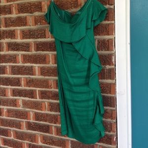 Strapless ruffle Banana Republic cocktail dress