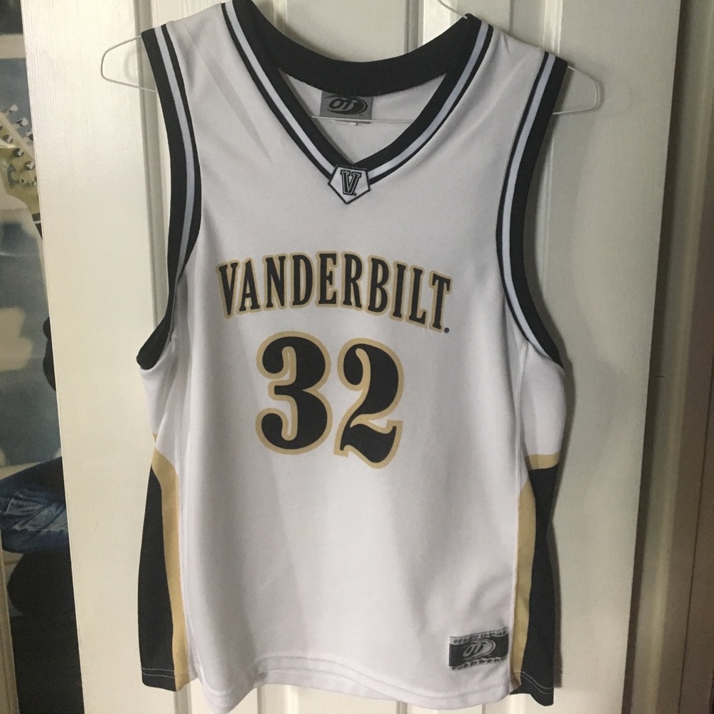 Vanderbilt white basketball jersey #32 - youth XL