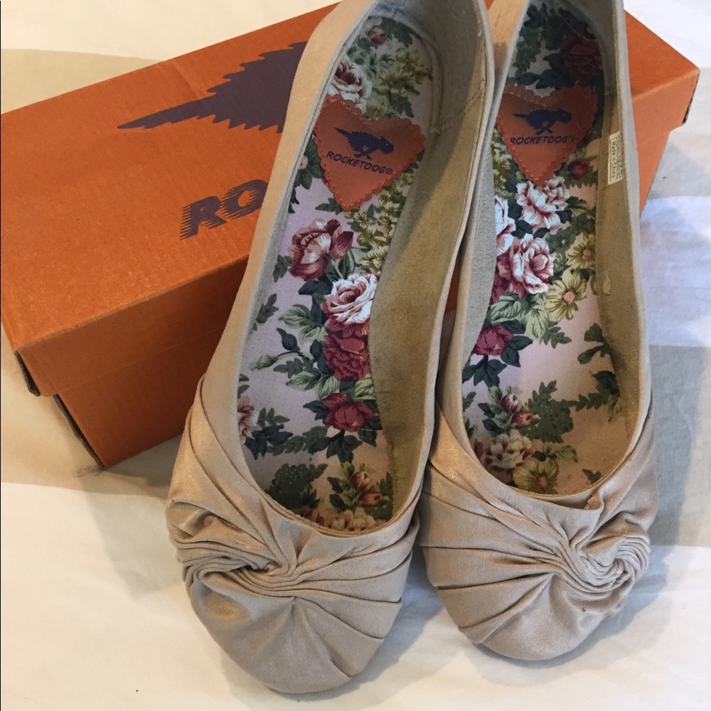 Champagne RocketDog Flats