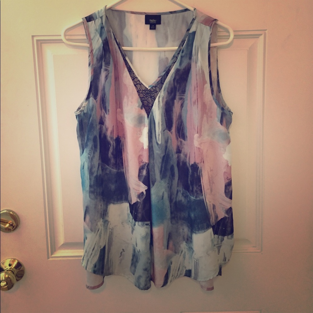 Multicolored dress tank top