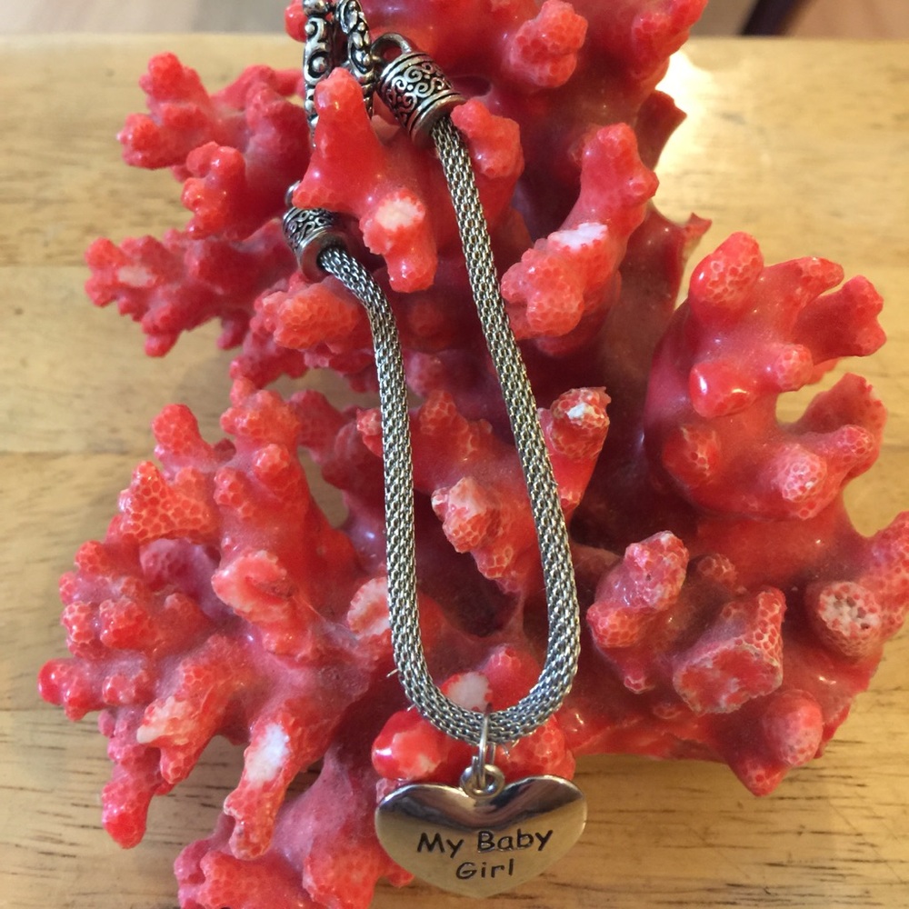 My baby girl mesh bracelet