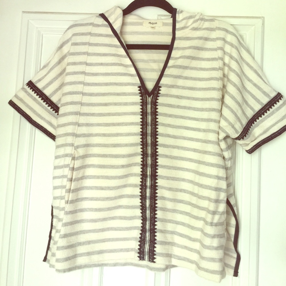 Embroidered Hoodie Sweatshirt