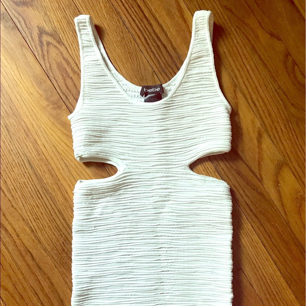 White Bebe dress