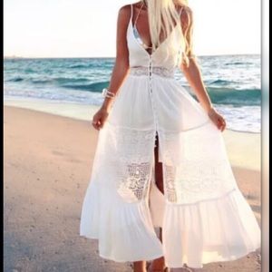 Romantic Boho Maxi Sundress