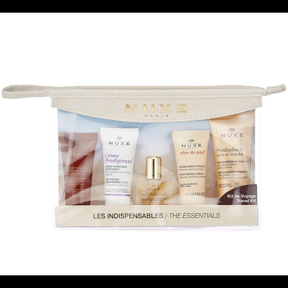 NUXE PARIS 5 PCS TRAVEL KIT