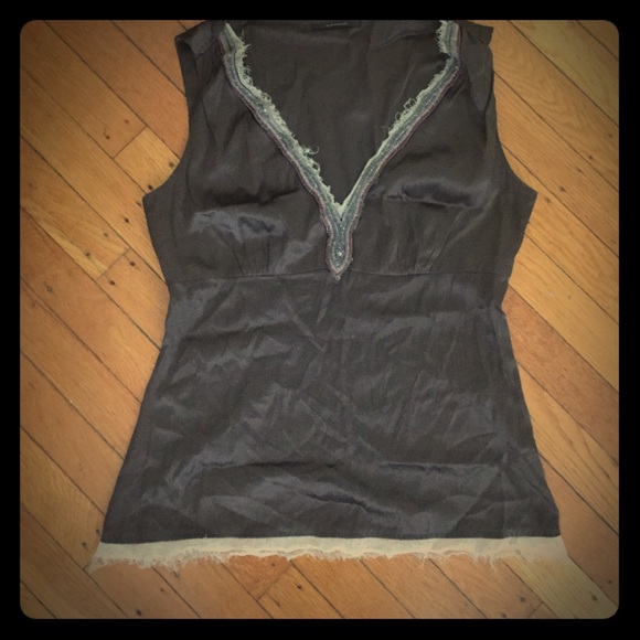 Elie Tahari beaded shirt - Picture 1 of 3