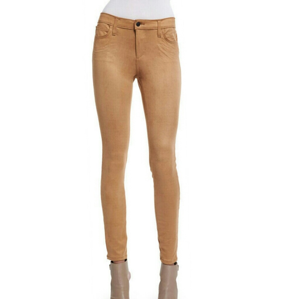 faux suede pants