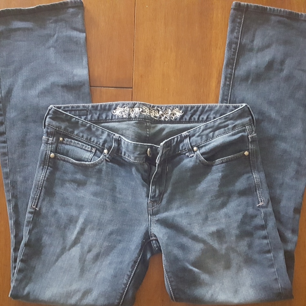 Express Stella Boot Cut Medium Wash Denim Jeans