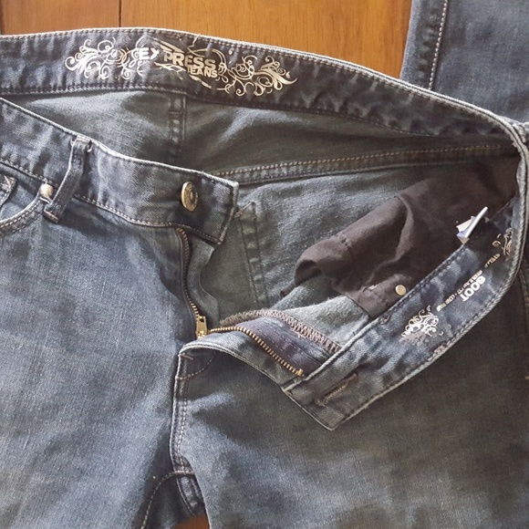 Express Stella Boot Cut Medium Wash Denim Jeans - Picture 2 of 3