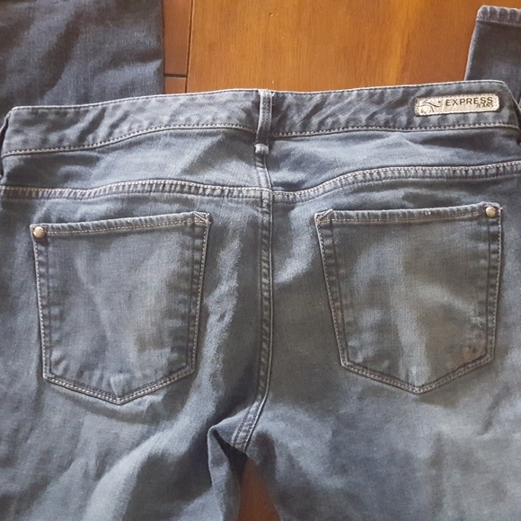 Express Stella Boot Cut Medium Wash Denim Jeans - Picture 3 of 3