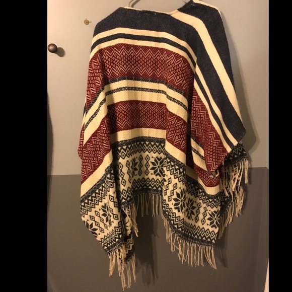 Forever 21 Poncho - Picture 2 of 3