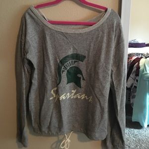 Michigan state crew neck