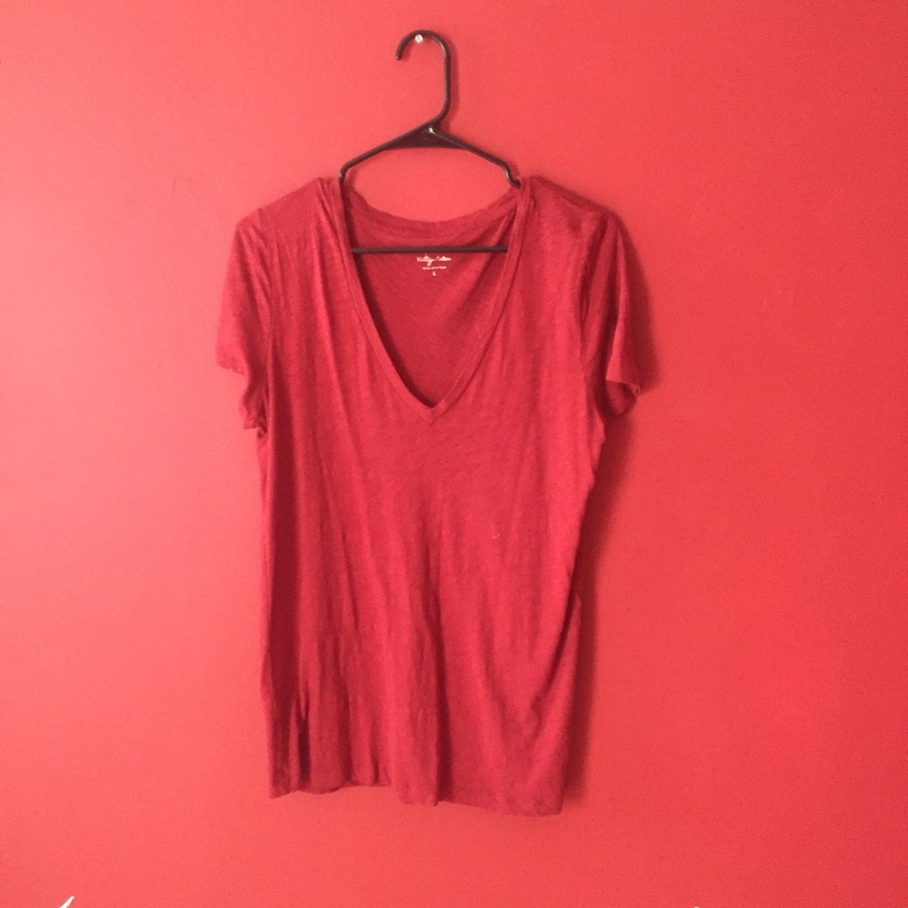 Red J Crew t shirt