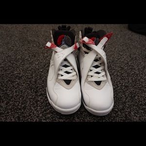 air jordan 8 white/true red-flint "Bugs Bunny"
