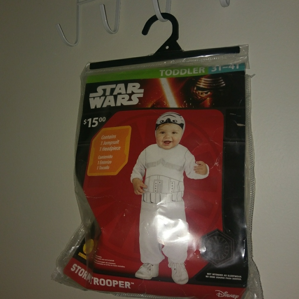 3t 4t star  wars storm trooper costume
