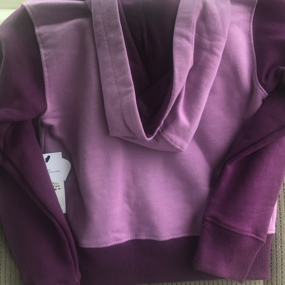 Brand new K-Way zipper hoodie  purple in a size 6 - Picture 2 of 4