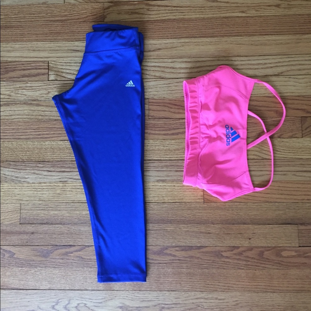 Adidas Blue Sport Leggings