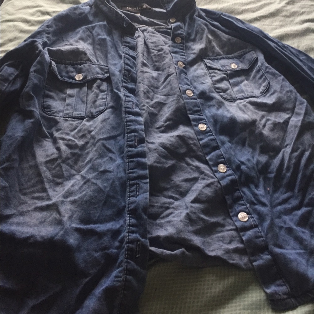 Denim shirt ps. I will dry clean this shirt