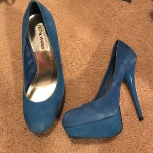 Electric blue Steve Madden heels