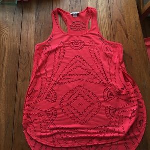 Pink/coral tank top