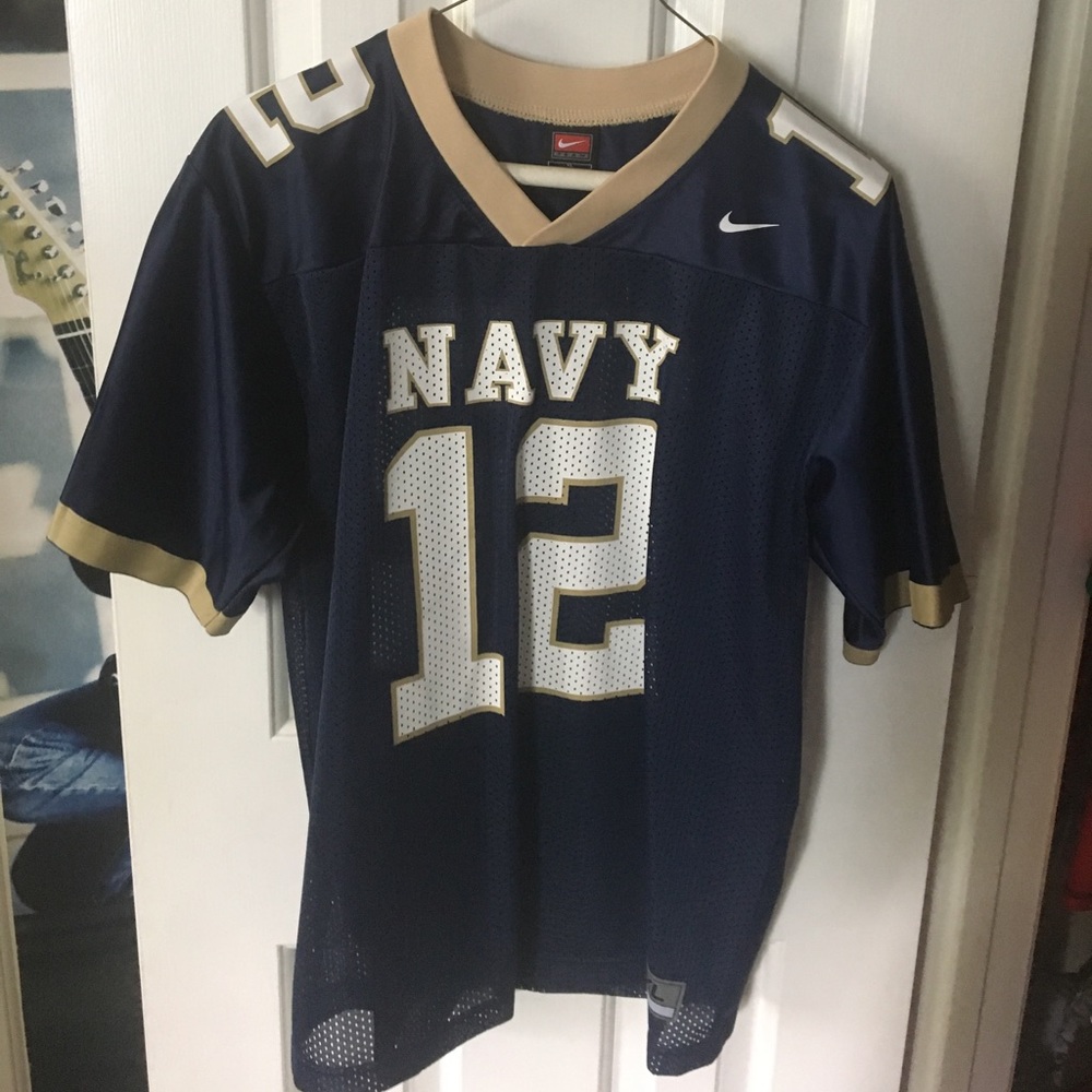 Nike Navy football jersey #12 - youth XL