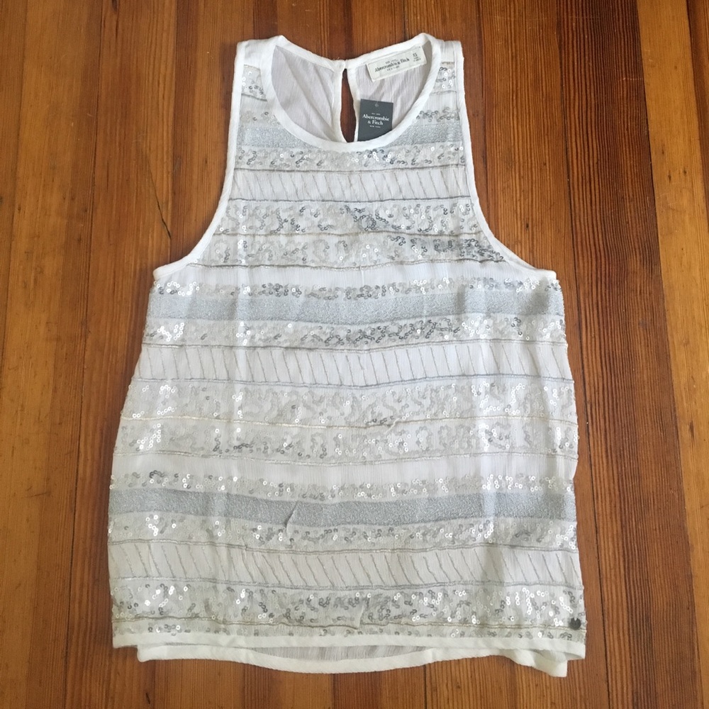 NWT Abercrombie Sequin Tank