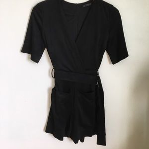 Suede like romper
