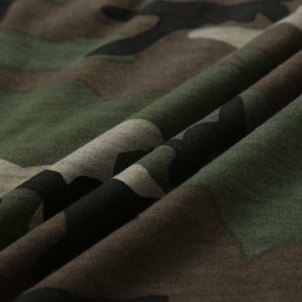 🌷 Camouflage Choker Long Sleeve Tee Top - Picture 4 of 8