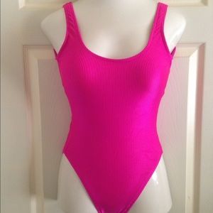 Hot Pink Jantzen Sport Swimsuit