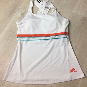 NWT adidas tank top with built in bra