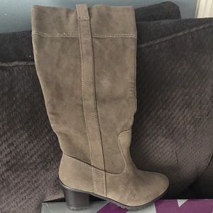 Lane Bryant wide width knee boots